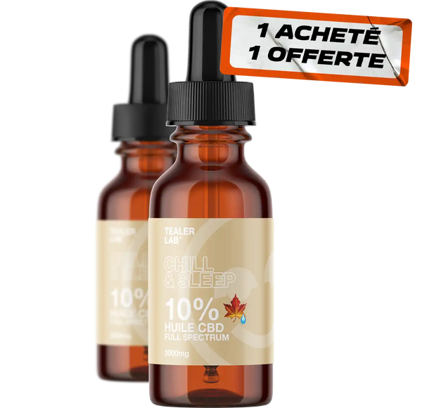 Huile de CBD 10% Full Spectrum - Nature 🍁
