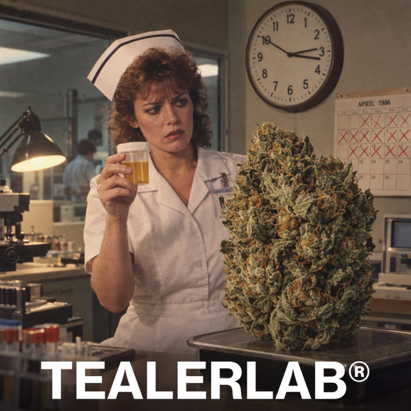 Laboratoire médical rétro avec test urinaire et cannabis - combien de temps CBD dans urines
