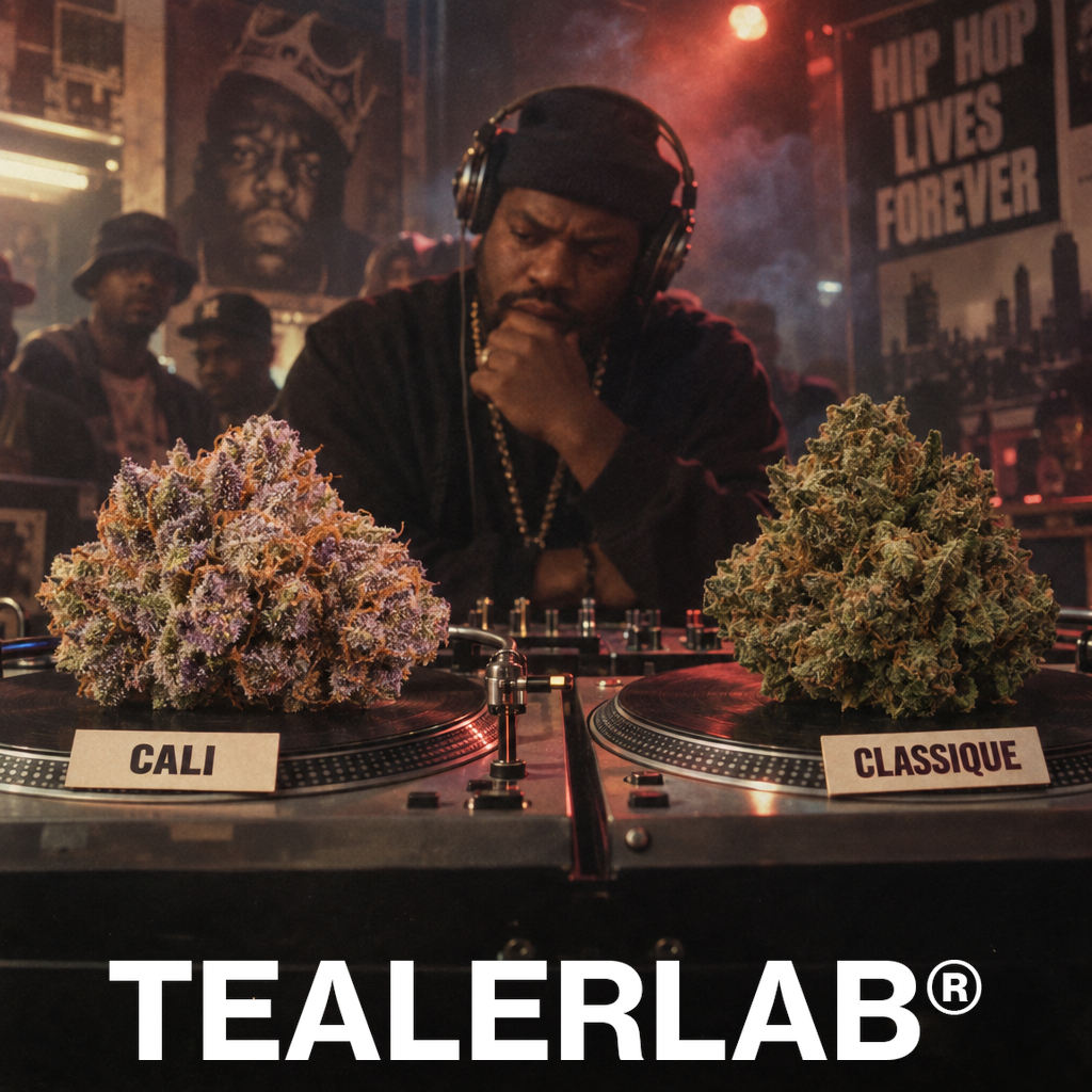Battle DJ rétro entre beuh Cali et classique sur platines - différence qualité