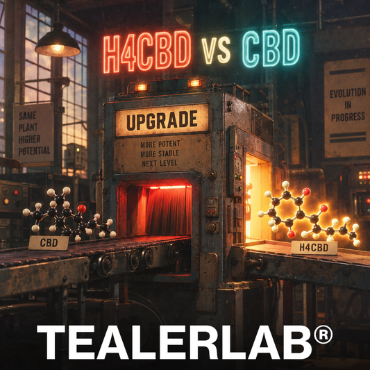 Machine rétro transformant CBD en H4CBD plus puissant - effets et statut légal