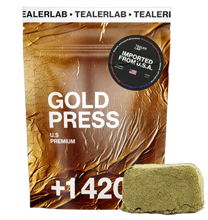 GOLD PRESS MADE IN US CBD — vue alternative