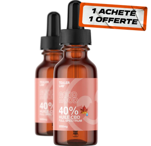 Huile de CBD 40% Full Spectrum - Nature 🍁 — vue alternative