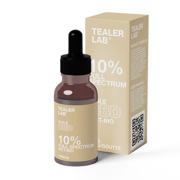 Huile CBD 10% full spectrum - Nature | Tealerlab