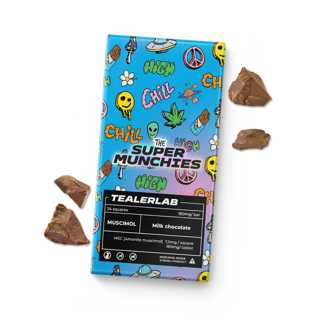 Super munchies Milk Chocolate - Mushroom