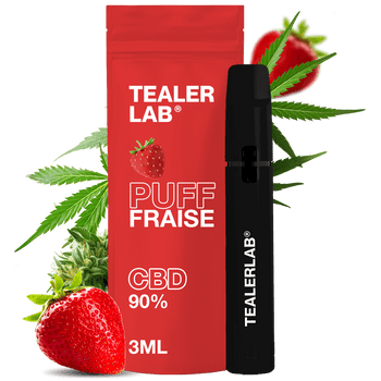 Puff CBD - Fraise | Tealerlab