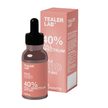 Huile de CBD 40% Full Spectrum - Nature | Tealerlab